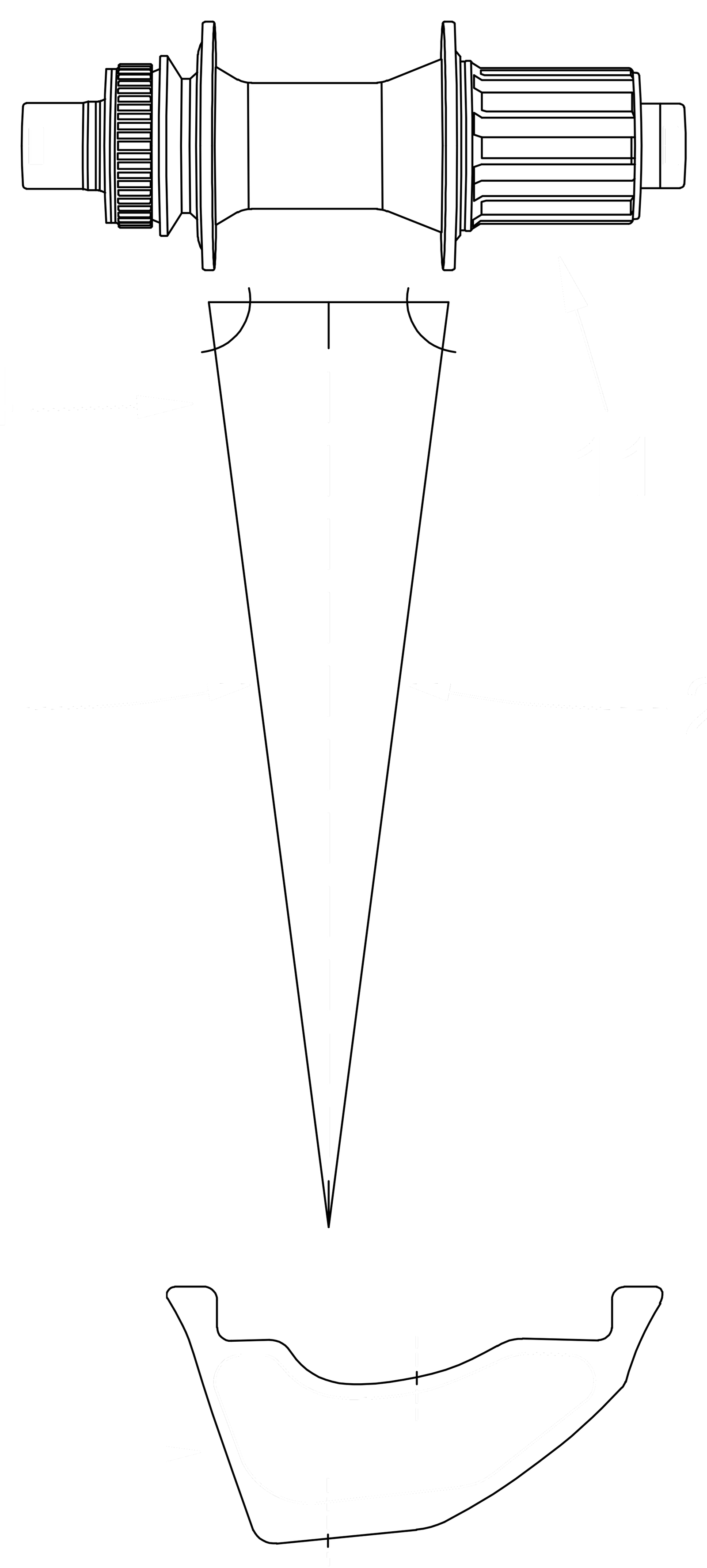 Illustrative cross-section of MADGOAT BALANCE geometry